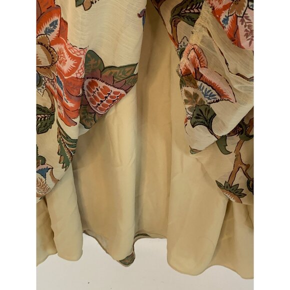 New Lauren Ralph Lauren Tiered Floral Maxi Dress Size 16 RHH10558 Long Sleeve - Picture 11 of 11